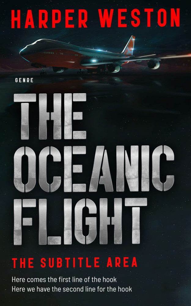 Front view of Quicksand #23442 - Premade Mystery & Thriller & Suspense Book Cover