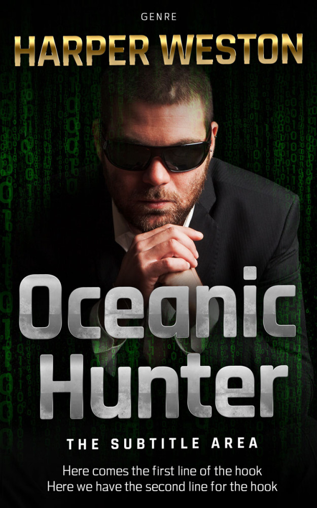 Front view of Malta #23455 - Premade Mystery & Thriller & Suspense Book Cover