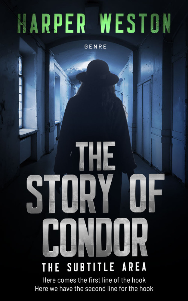 Front view of Bunker #23471 - Premade Mystery & Thriller & Suspense Book Cover