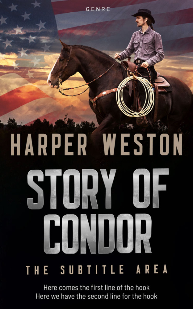 Front view of Quicksand #23480 - Premade Romance Book Cover