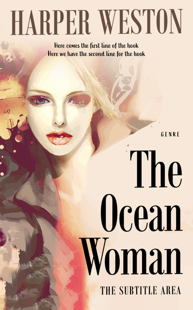 Front view of Woody Brown #23496 - Premade Literary Fiction Book Cover