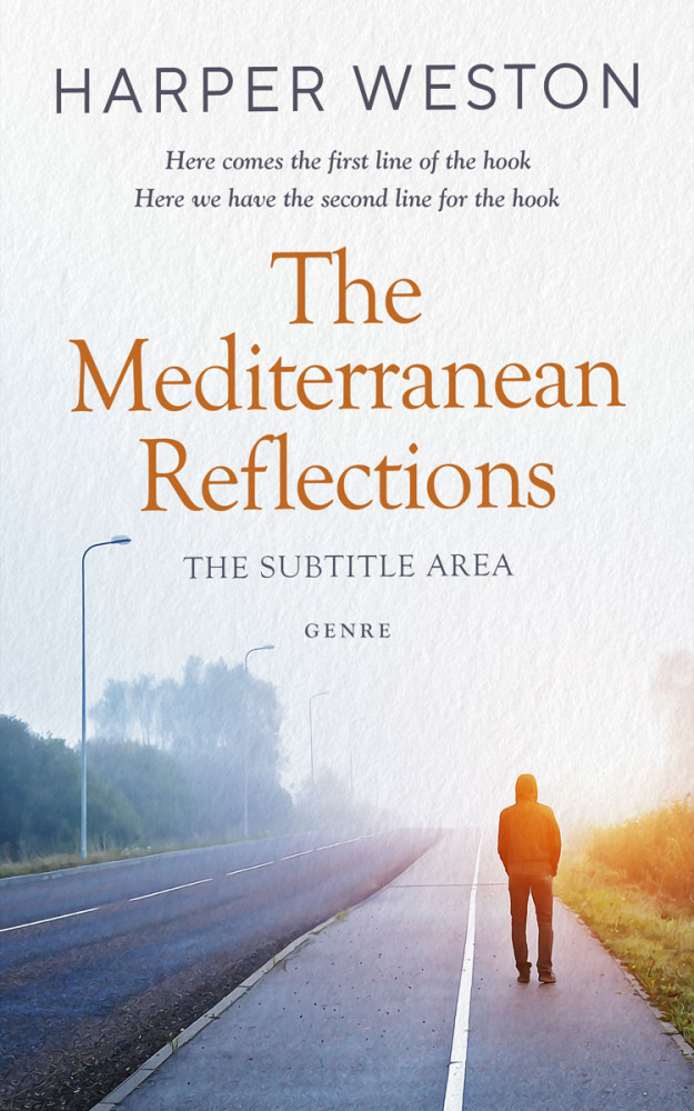 Front view of Athens Gray #23511 - Premade Teen & Young Adult Book Cover