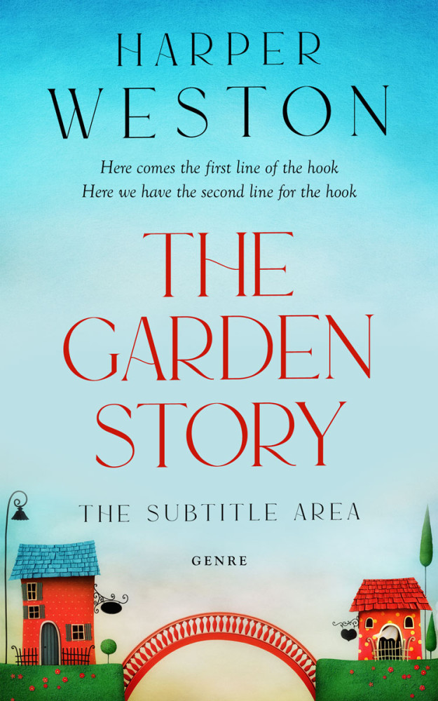 Front view of Ziggurat #23519 - Premade Abstract Book Cover | BookCoverZone