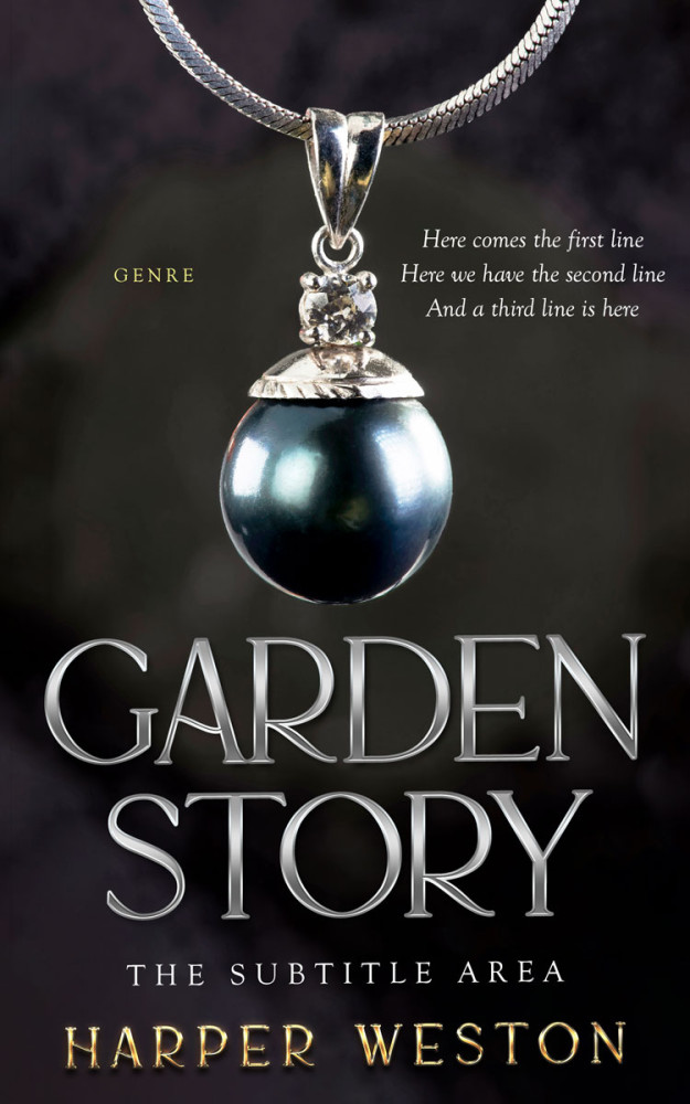 Front view of Thunder #23544 - Premade Abstract Book Cover