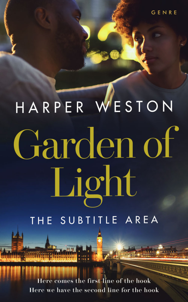 Front view of Charade #23565 - Premade Romance Book Cover