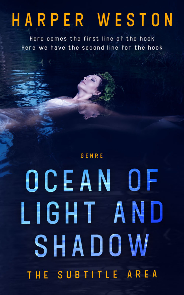 Front view of Black Pearl #23580 - Premade Mystery & Thriller & Suspense Book Cover