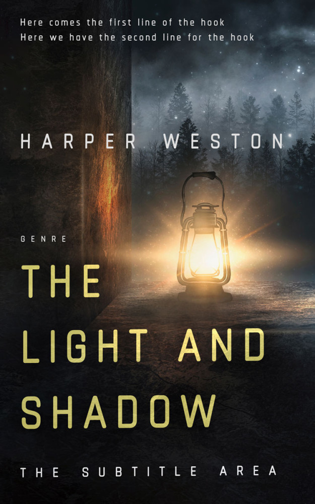 Front view of Mine Shaft #23609 - Premade Mystery & Thriller & Suspense Book Cover