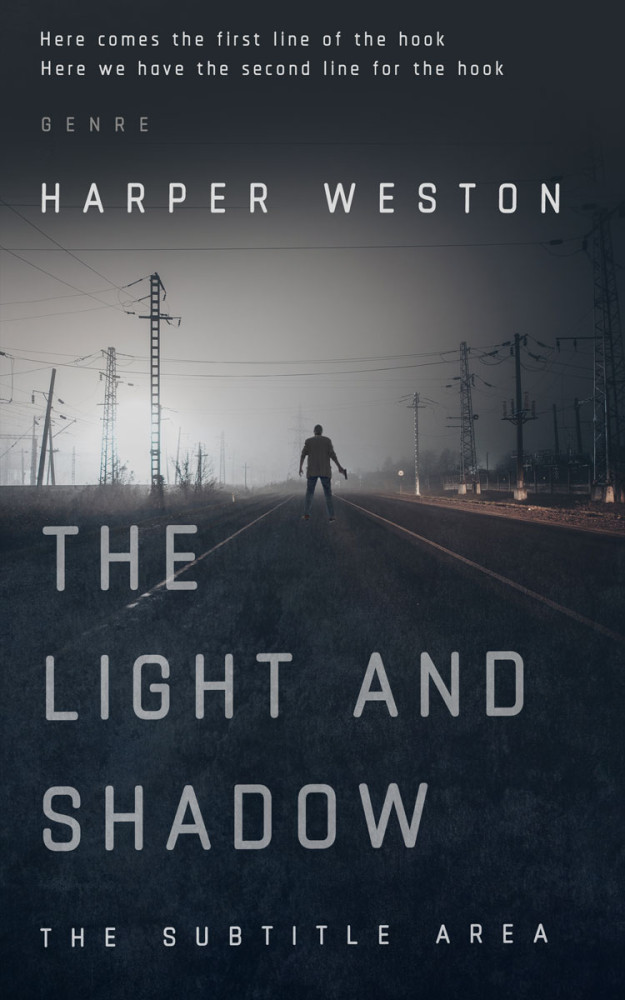 Front view of Ebony Clay #23611 - Premade Mystery & Thriller & Suspense Book Cover