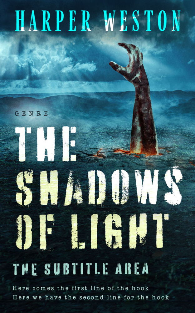 Front view of Big Stone #23637 - Premade Horror Book Cover