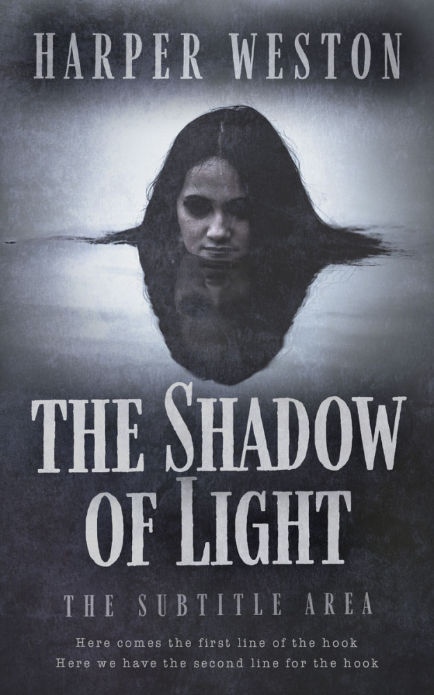 Front view of Tuna #23653 - Premade Horror Book Cover