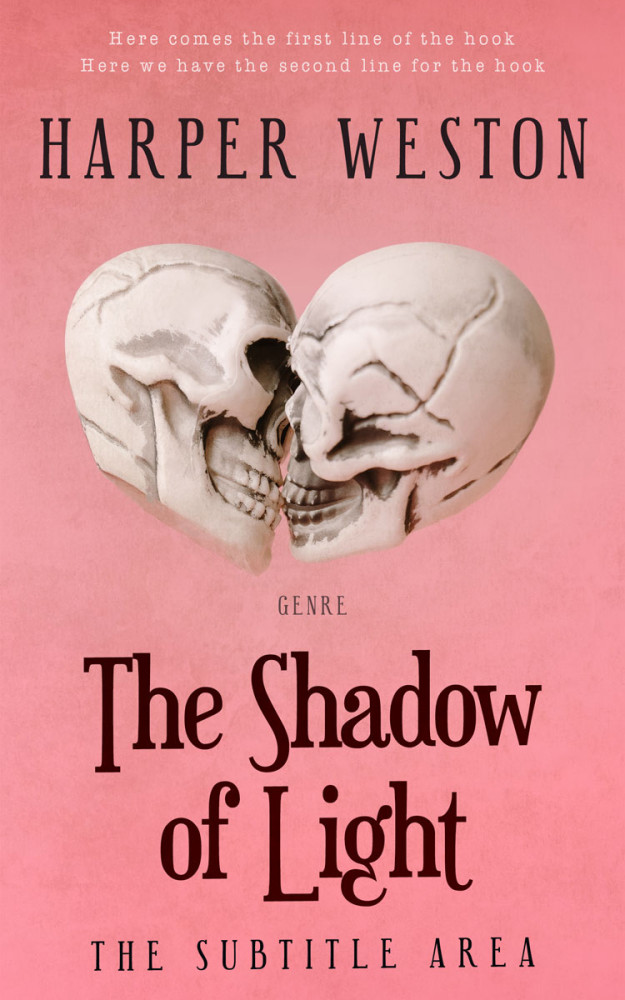 Front view of Tonys Pink #23667 - Premade Abstract Book Cover