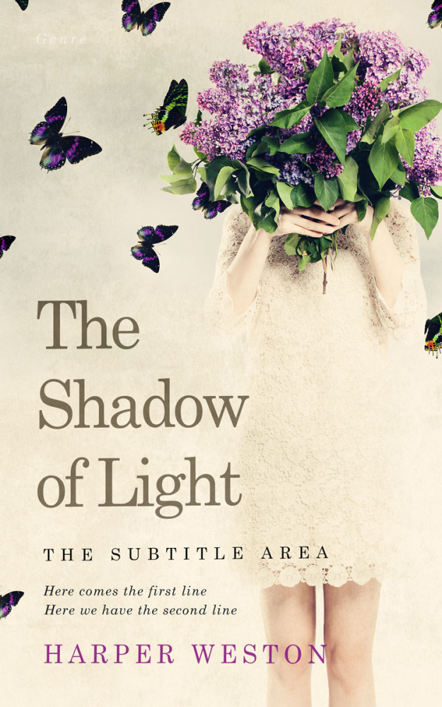 Front view of Parchment #23671 - Premade Romance Book Cover