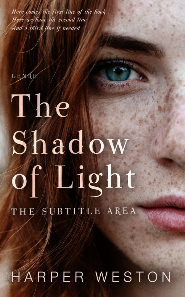 Front view of Cedar #23703 - Premade Romance Book Cover