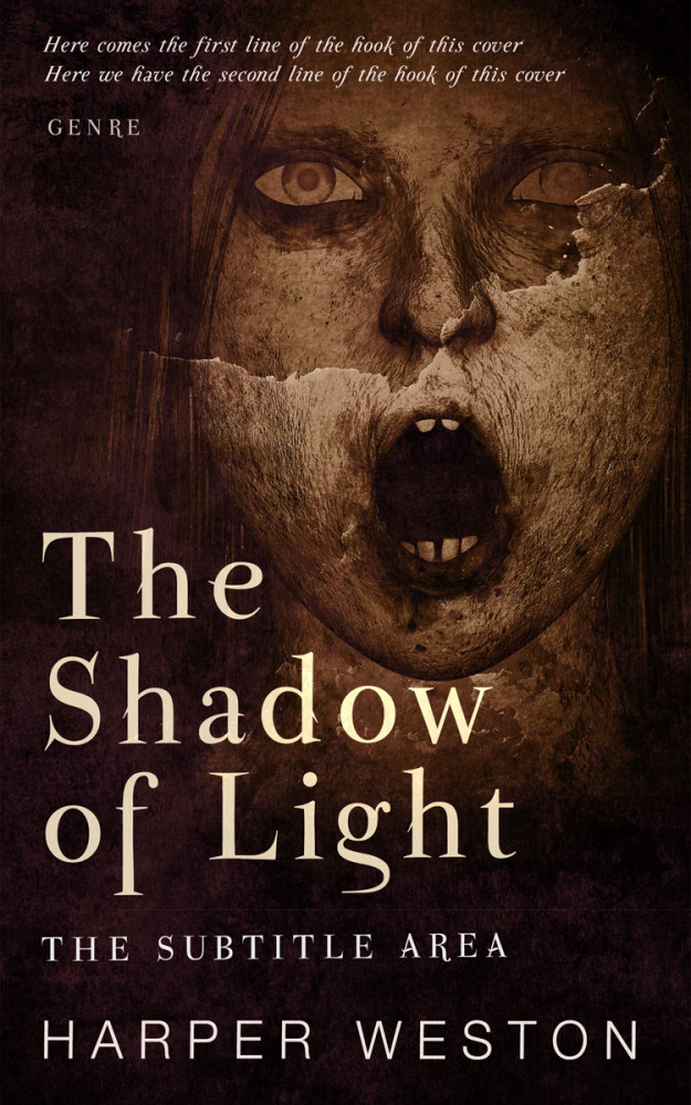 Front view of Coffee Bean #23708 - Premade Horror Book Cover