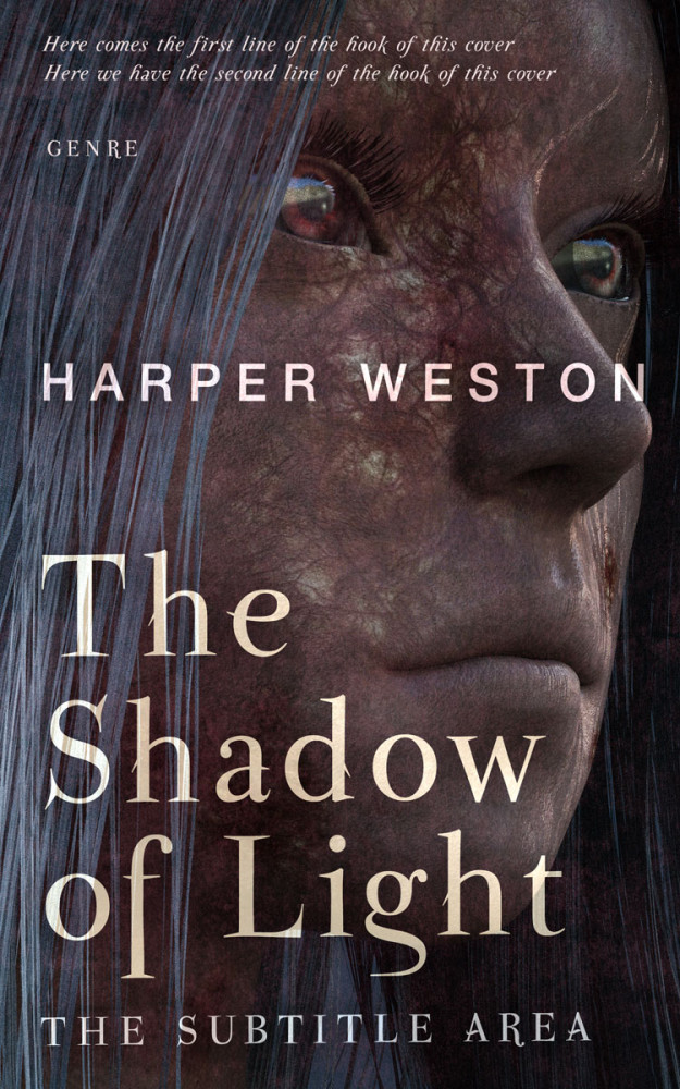 Front view of Thunder #23710 - Premade Horror Book Cover | BookCoverZone