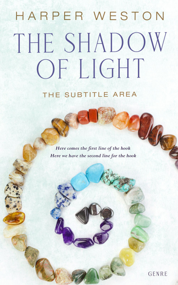 Front view of Gin #23734 - Premade Health & Mind & Body Book Cover