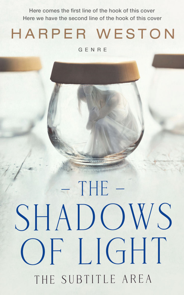 Front view of Gray Nurse #23736 - Premade Abstract Book Cover