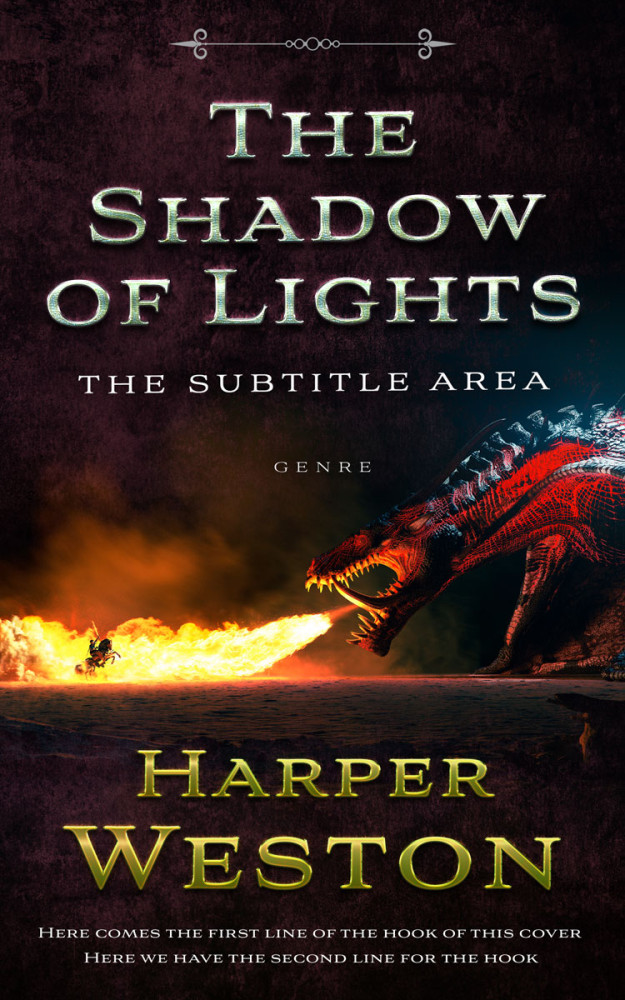 Front view of Gondola #23747 - Premade Fantasy Book Cover