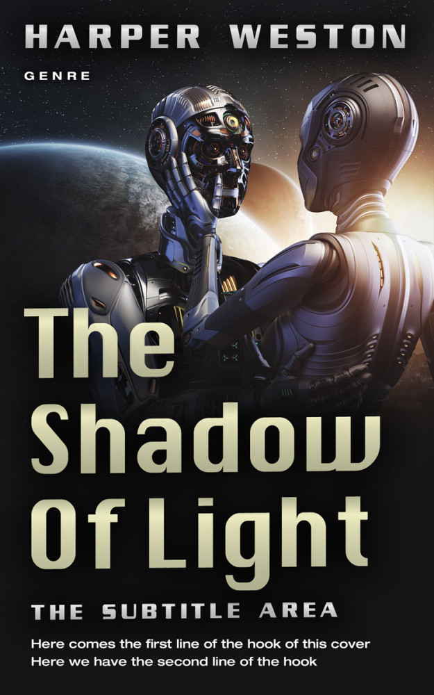 Front view of Foggy Gray #23779 - Premade Apocalyptica Book Cover