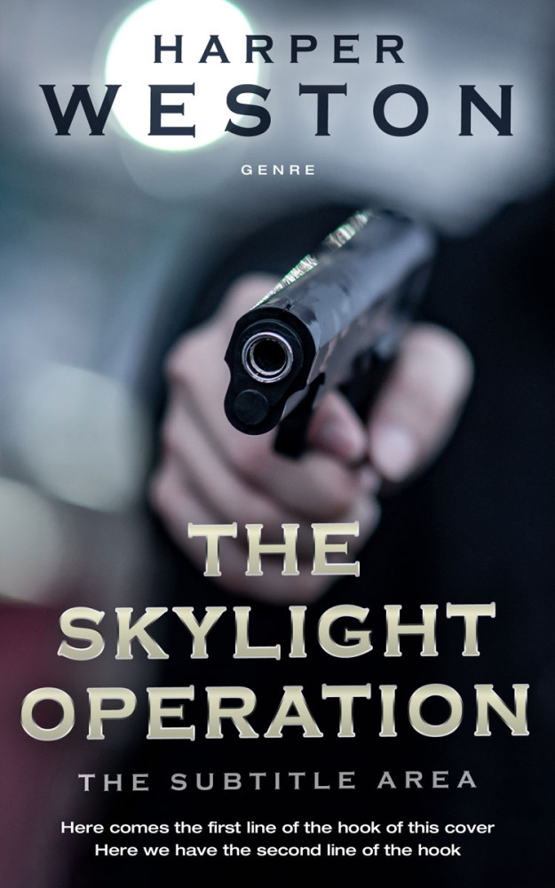 Front view of Shark #23806 - Premade Mystery & Thriller & Suspense Book Cover