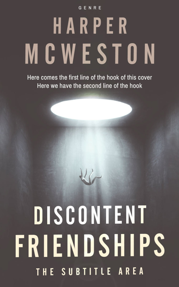 Front view of Emperor #23835 - Premade Science Fiction Book Cover