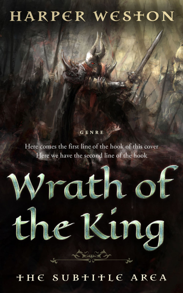 Front view of Zeus #23874 - Premade Apocalyptica Book Cover