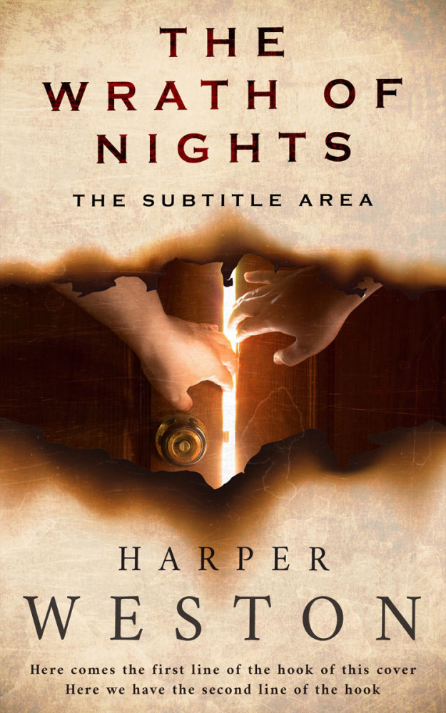 Front view of Raffia #23909 - Premade Mystery & Thriller & Suspense Book Cover