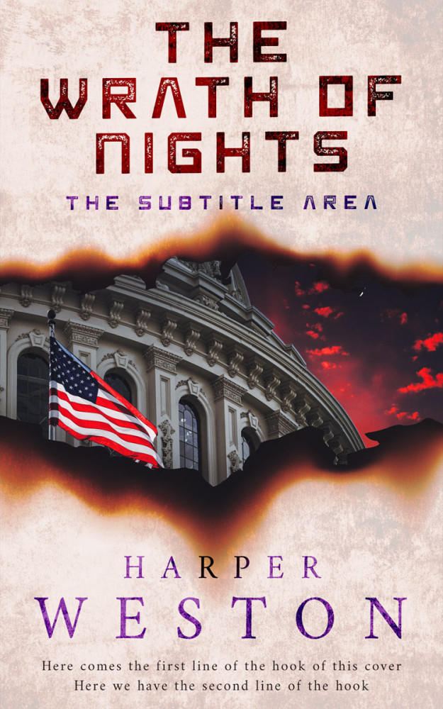 Front view of Thunder #23912 - Premade Mystery & Thriller & Suspense Book Cover | BookCoverZone