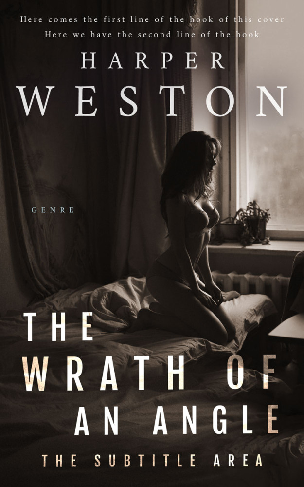 Front view of Zeus #23953 - Premade Erotica Book Cover