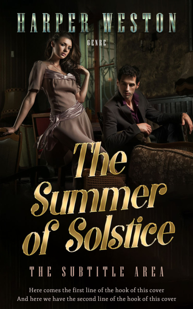 Front view of Night Rider #23981 - Premade Romance Book Cover