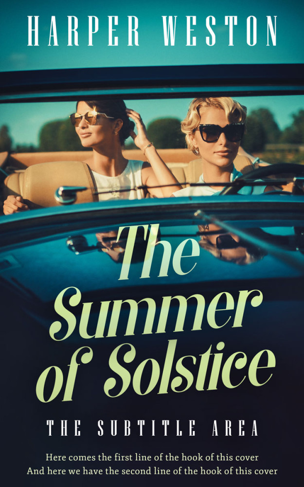 Front view of Yuma #23984 - Premade Literary Fiction Book Cover