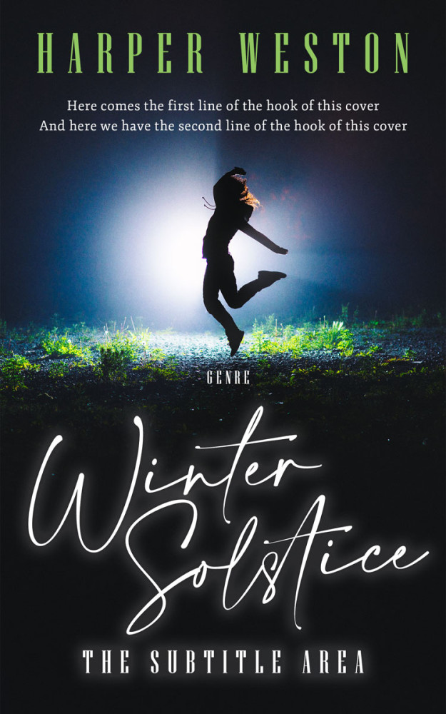 Front view of Shark #23998 - Premade Teen & Young Adult Book Cover