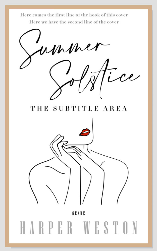 Front view of Sisal #24002 - Premade Abstract Book Cover