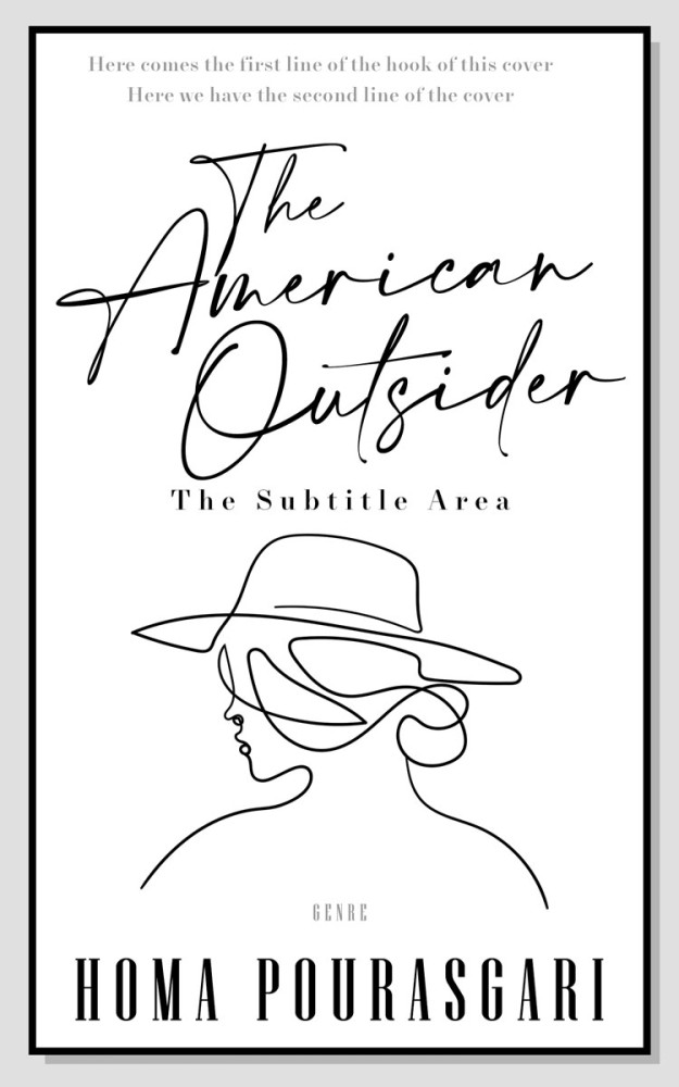 Front view of Cod Gray #24003 - Premade Abstract Book Cover