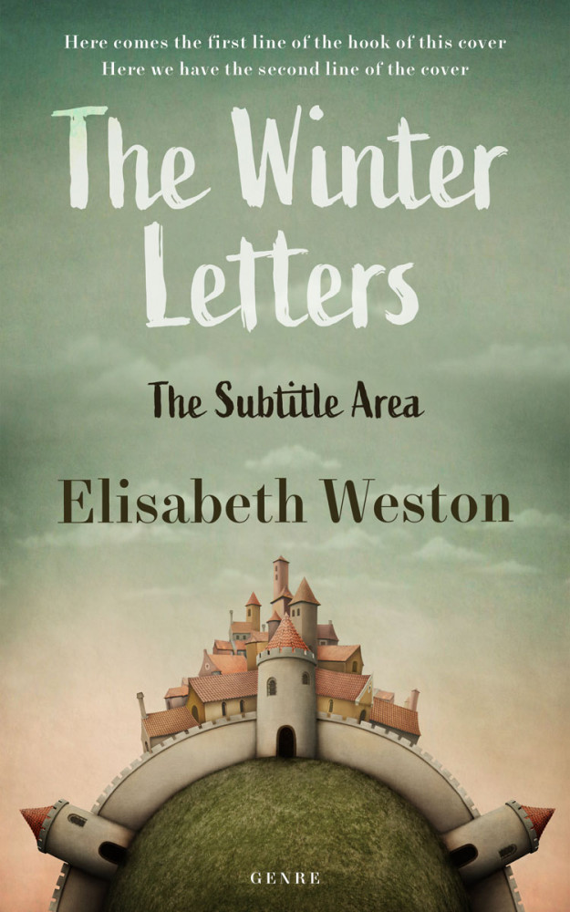 Front view of Sage #24013 - Premade Fantasy Book Cover