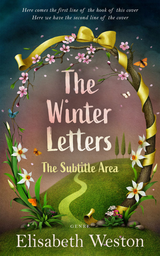 Front view of Verdigris #24015 - Premade Literary Fiction Book Cover