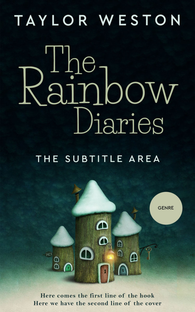 Front view of Clay Ash #24024 - Premade Fantasy Book Cover