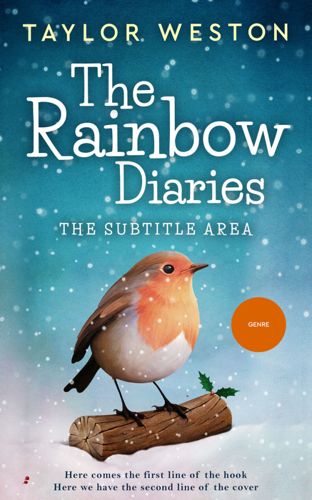 Front view of Calypso #24028 - Premade Surreal Book Cover