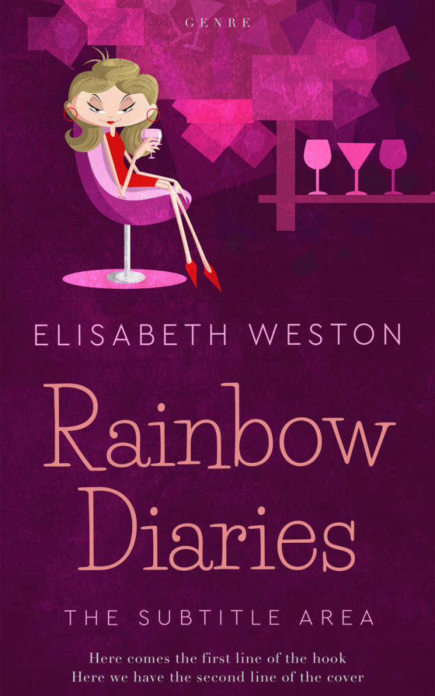 Front view of Loulou #24033 - Premade Romance Book Cover