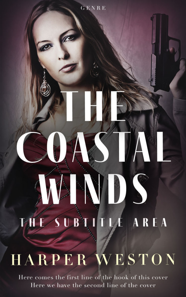 Front view of Thunder #24050 - Premade Mystery & Thriller & Suspense Book Cover