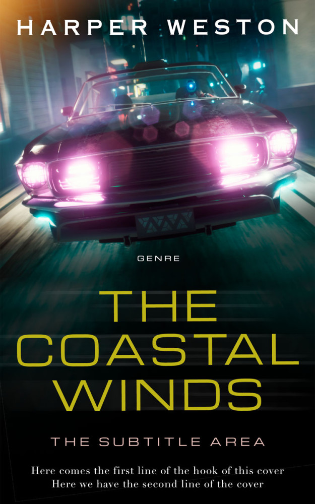 Front view of Bunker #24064 - Premade Apocalyptica Book Cover