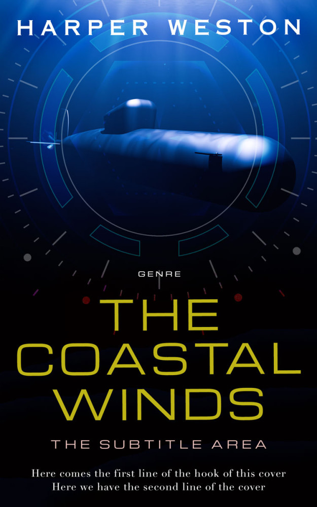 Front view of Ebony #24069 - Premade Mystery & Thriller & Suspense Book Cover