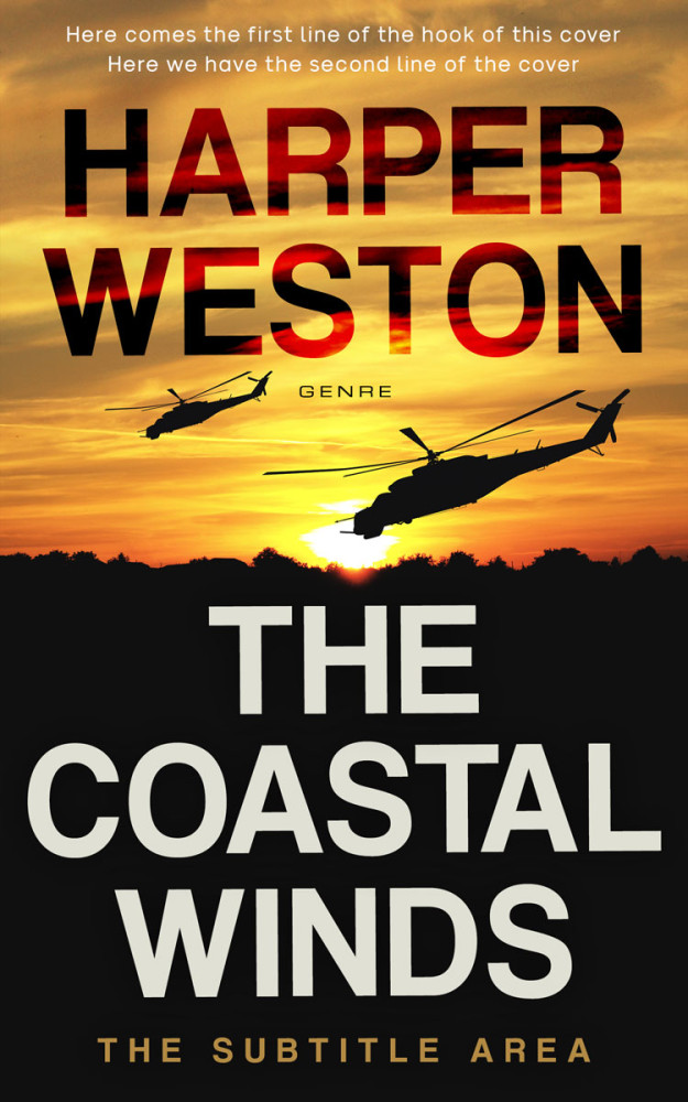 Front view of Old Gold #24076 - Premade Apocalyptica Book Cover