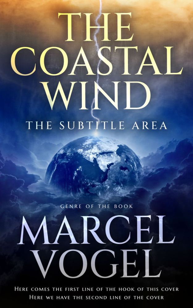 Front view of Ebony Clay #24120 - Premade Apocalyptica Book Cover