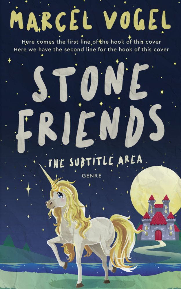 Front view of Coral Reef #24139 - Premade Fantasy Book Cover