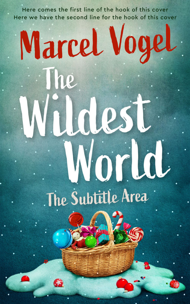 Front view of Smalt Blue #24159 - Premade Fantasy Book Cover