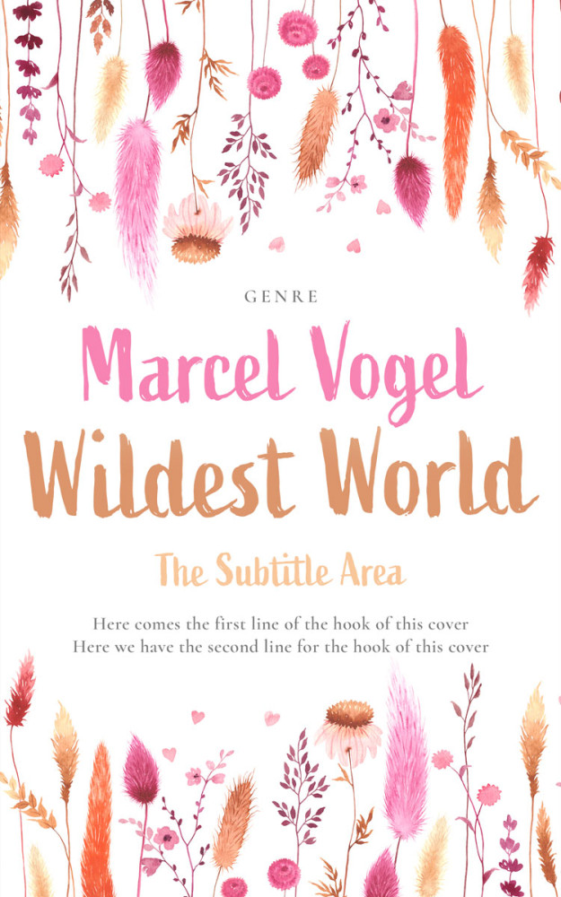 Front view of Beauty Bush #24162 - Premade Nature Book Cover