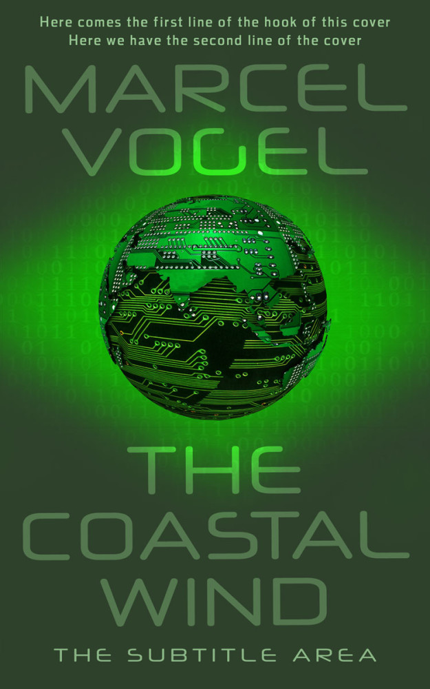 Front view of Green Kelp #24173 - Premade Science Fiction Book Cover