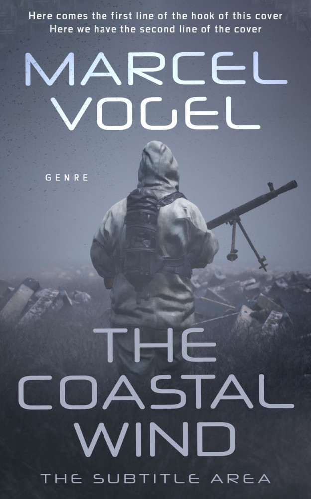 Front view of Trout #24187 - Premade Apocalyptica Book Cover