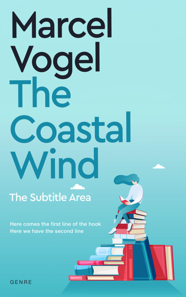 Front view of Regent St Blue #24200 - Premade Teen & Young Adult Book Cover